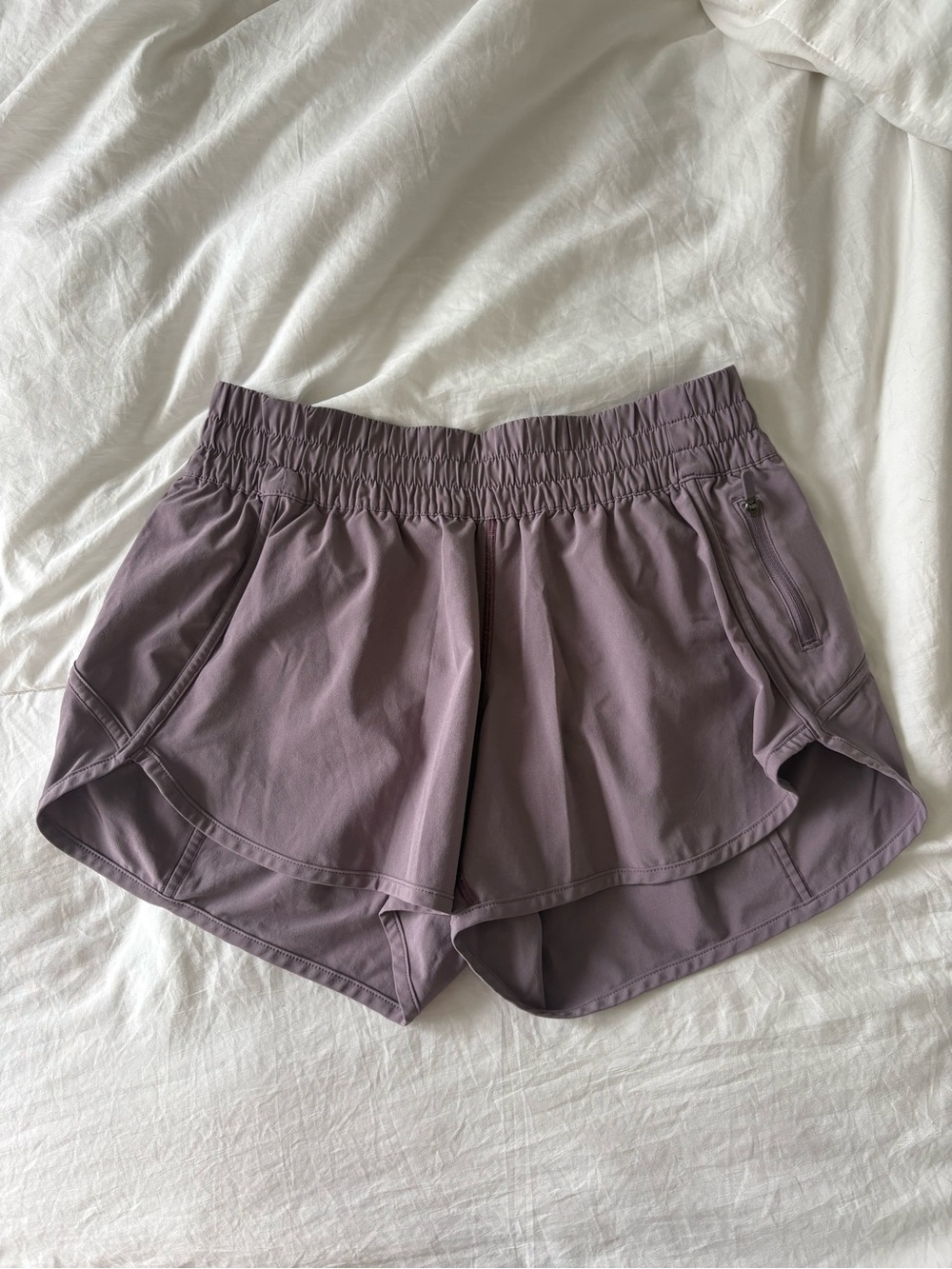 lululemon athletica violet Athletic Shorts with Zip Pocket